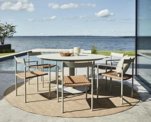 Zestaw obiadowy stół Peace 150 i krzesła DK 6-osobowy