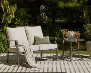 Sofa w stylu prowansalskim Vichy 2 osobowa