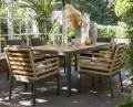 Zestaw obiadowy Zalongo teak aluminium