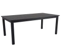 Rozkładany stół tarasowy Lomma czarny