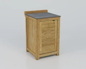 Szafka z drewna teak Saragossa