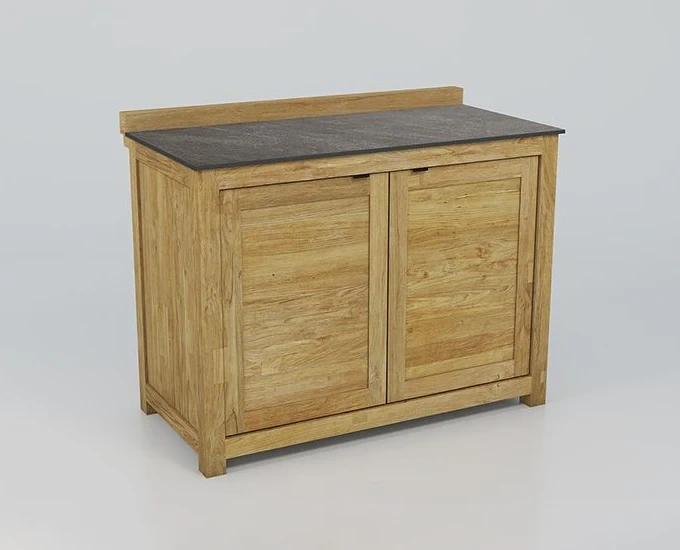 Kuchnia teakowa duża teak-gres