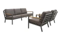 Sofa Nova dwa fotele - grafit
