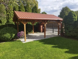 Wiata garażowa Korbas (300x500cm)