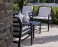 Zestaw ogrodowy: stół rozkładany Alloro i fotele Aria