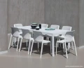 Duży zestaw mebli - RIO 140 i 8 krzeseł BIT