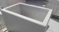 Prostokątna betonowa donica 100x50x50 cm (h)