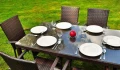 Komplet ogrodowy stołowy Secco dla 6 osób