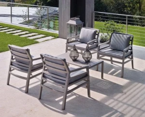 Zestaw kawowy 4 fotele stolik Aria