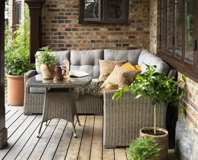 Narożnik z technorattanu Ashfield