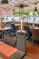 Ogrzewacz gazowy HEKLA do ogródków restauracji