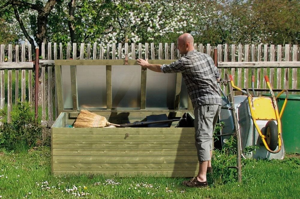 Skrzynia ogrodowa GREEN drewniana