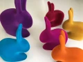 Aksamitny Królik Rabbit Chair S - kolory