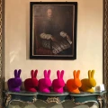 Aksamitny Królik Rabbit Chair S - kolory