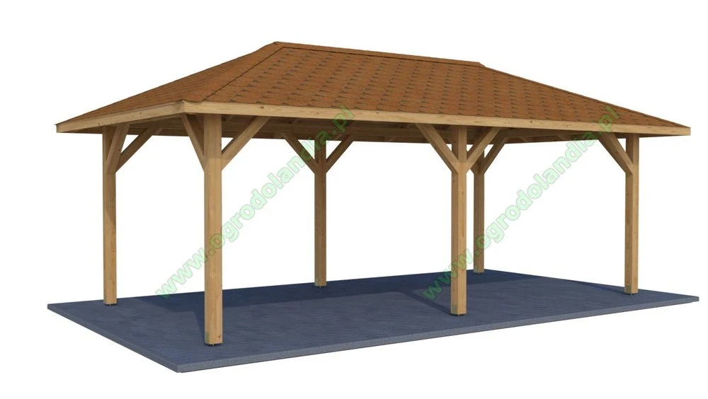 Wiata BONA z dachem kopertowym