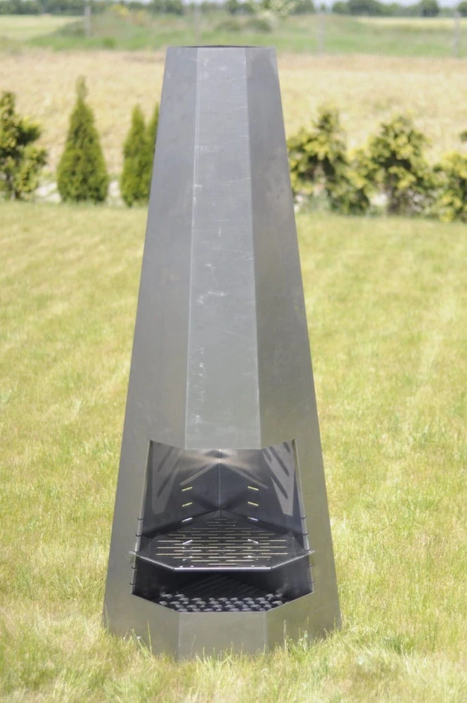 Palenisko ogrodowe z grillem CORNER CORTEN