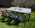 Obiadowy zestaw na taras stół Rodez krzesła Antibes