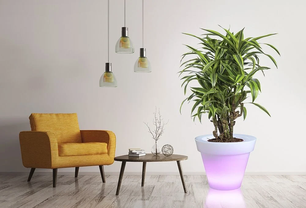 Wielka donica podświetlana GRANDE LED