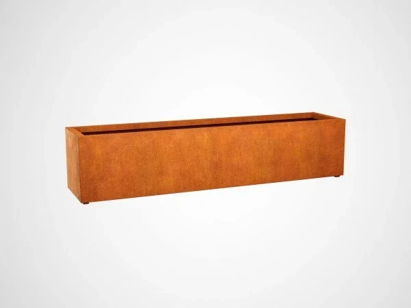 Donica podłużna corten 270 cm Largo 8