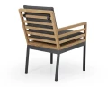 Zestaw obiadowy Zalongo teak aluminium