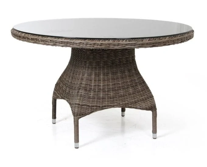 Stół okrągły technorattan 120 cm Lemans