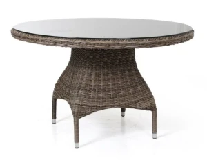 Stół okrągły technorattan 120 cm Lemans