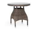 Okrągły stolik kawowy z technorattanu Le Mans