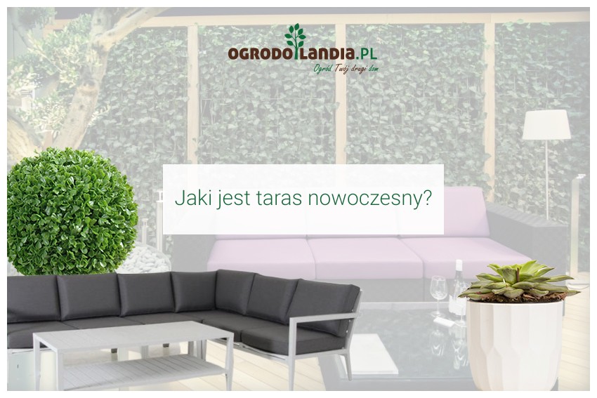 taras w stylu nowoczesnym