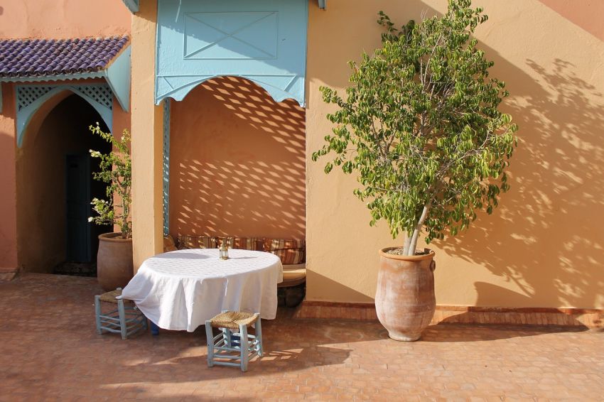 patio marokańskie