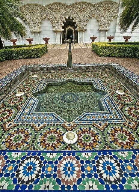 patio w stylu marokańskim