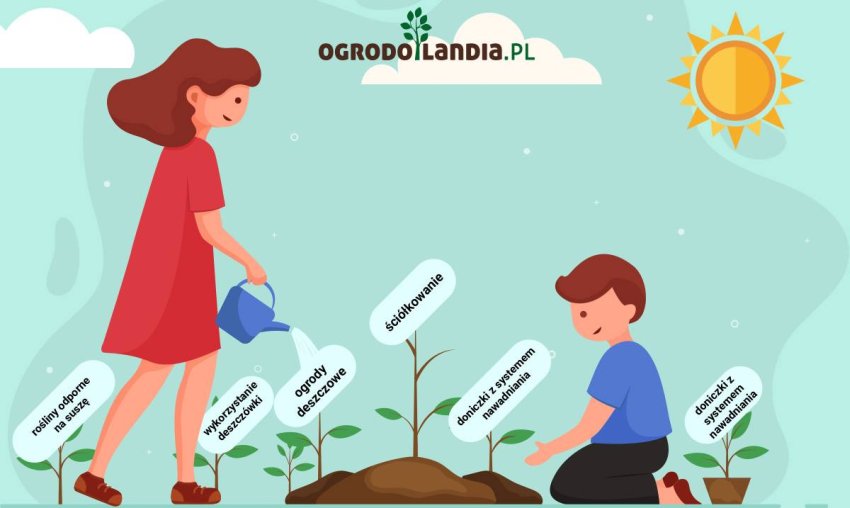susza w ogrodzie