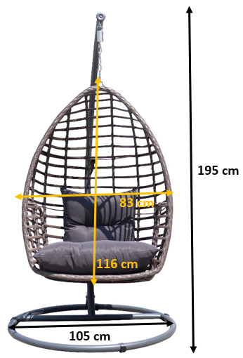 Wymiary fotela Piatto