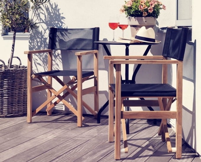 drewniane krzesło reżyserskie