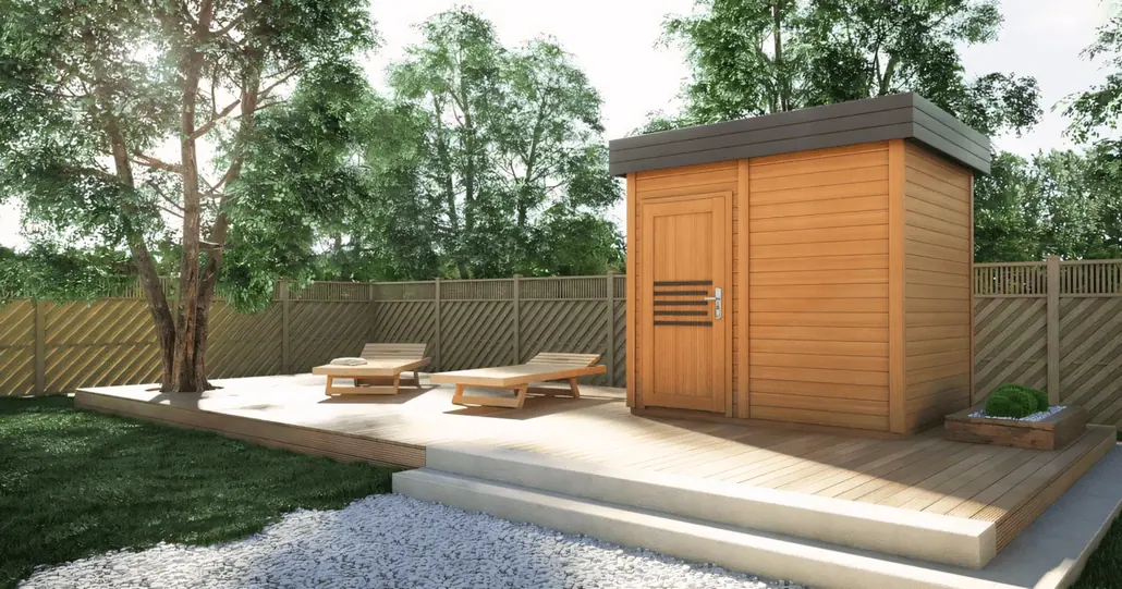 zewnętrzna sauna Prymulka