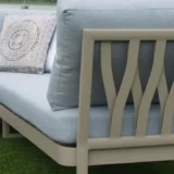 Aluminiowy fotel z poduszkami Sue – zdjęcie 5
