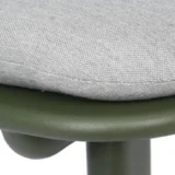 Niski fotel zielony Narvi – zdjęcie 8