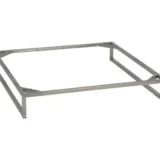Niski stolik kawowy Fontana stal teak – zdjęcie 6