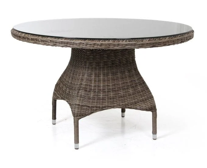 Stół okrągły technorattan 120 cm Lemans